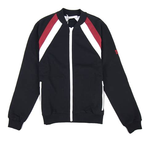 givenchy striped bomber jacket